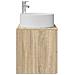 Mobile Lavabo da Parete Rovere Sonoma 49,5 x 44,5 x 65,5 cm - Foto miniatura 3
