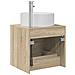 Mobile Lavabo da Parete Rovere Sonoma 49,5 x 44,5 x 65,5 cm - Foto miniatura 4