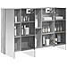 Mobiletto per specchio da bagno con lo scaffale Grigio Sonoma - Foto miniatura 3