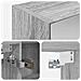 Mobiletto per specchio da bagno con lo scaffale Grigio Sonoma - Foto miniatura 9