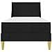 Struttura letto con materasso Nero 90 x 200 cm Poliestere - Foto miniatura 6
