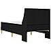 Struttura letto con materasso Nero 90 x 200 cm Poliestere - Foto miniatura 8