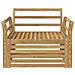 Divano da esterno Legno di Acacia Massello Bianco - Foto miniatura 3