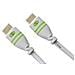 ICOC HDMI-4-010WH - Cavo HDMI High Speed con Ethernet A / A M / M 1 m Bianco - Foto miniatura 4