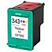 Cartuccia inkjet rigenerata HP C8766E 343 per HP DeskJet 460XX, 5740, 5745, 6520. : colori ciano, magenta, giallo - 15ml - Foto miniatura 1