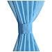 Tenda Trasparente Colore Turchese 140 X 245 Cm 2 Pezzi - Foto miniatura 4