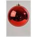 Pallina Di Natale 25cm Rosso Lucido Addobbi Decoro Albero - Foto miniatura 1