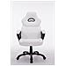 Sedia Racing Ufficio Big XXX in Similpelle I Poltrona Gaming Studio Ergonomica con Alto Schienale I Sedia Direzionale Portata Max 180 kg Bianco - Foto miniatura 2