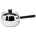 Sg55 / pen B - Mami Casseruola A Manico Lungo Per Bourguignonne In Acciaio Inossidabile 18/10 Con Fondo Termodiffusore E Manico In Legno Nero. - Foto miniatura 1