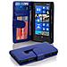 Custodia Compatibile Con Nokia Lumia 920 In Blu Marina - Coperchio Protettivo Con Chiusura Magnetica E 3 Slot Per Carte - Foto miniatura 1