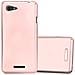 Custodia Compatibile Con Sony Xperia E3 In Oro Rosa Metallico - Coperchio Protettivo In Silicone Tpu Flessibile - Foto miniatura 1