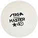 Confezione 6 Palline Bianche Stiga Master Da Ping Pong - Foto miniatura 4