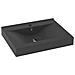 Lavabo con Foro Rubinetto Grigio Scuro Opaco 60x46 cm Ceramica - Foto miniatura 1