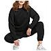 Tuta Da Donna Loungewear Nera Taglia L Codice 845855-01 - Foto miniatura 3