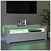 Mobile Porta TV con Luci LED Bianco Lucido 120x35x40 cm - Foto miniatura 8