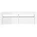 Mobile Porta TV con Luci LED Bianco Lucido 120x35x40 cm - Foto miniatura 9