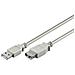 USB Verl AA 300 HiSpeed 2.0 3m, USB A, USB A, Maschio / femmina, 2x AWG 24 2x AWG 28 - Foto miniatura 1