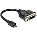 65563 0.2m DVI-D Micro-HDMI Nero cavo e adattatore video - Foto miniatura 1