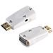 10-01001 HDMI A VGA / 3.5mm Bianco cavo di interfaccia e adattatore - Foto miniatura 1