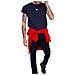 T-shirt Uomo Con Badge Logo - Foto miniatura 2