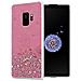 Custodia Compatibile Con Samsung Galaxy S9 In Rosa Con Glitter - Coperchio Protettivo In Silicone Tpu Flessibile Con Glitter Scintillanti - Foto miniatura 1