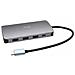 Kit Docking Station Metal USB-C Nano Dock 5x USB 3.2 / HDMI / VGA Argento + Alimentatore di Ricarica Universale 77W - Foto miniatura 3