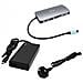Kit Docking Station Metal USB-C Nano Dock 5x USB 3.2 / HDMI / VGA Argento + Alimentatore di Ricarica Universale 77W - Foto miniatura 1
