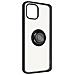 Cover Samsung Galaxy A03 Bimateria Anello Metallico Supporto Nera - Foto miniatura 4