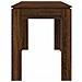 Tavolo Da Pranzo Rovere Marrone 120x60x76 Cm Legno Multistrato - Foto miniatura 3