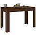 Tavolo Da Pranzo Rovere Marrone 120x60x76 Cm Legno Multistrato - Foto miniatura 4