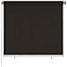 Tenda A Rullo Per Esterni 160x140 Cm Marrone Hdpe - Foto miniatura 1
