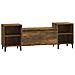 Mobile Tv Rovere Fumo 160x35x55 Cm In Legno Multistrato - Foto miniatura 2
