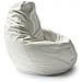 Pouf Annachiara, Pouf A Sacco, 100% Made In Italy, Poltrona A Sacco In Ecopelle, Cm 70x70h110, Bianco - Foto miniatura 2
