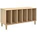 Mobile Porta Dischi Rovere Sonoma 100x38x48cm Legno Multistrato - Foto miniatura 1