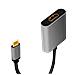 Cua0103 Adattatore Per Inversione Del Genere Dei Cavi Usb 3.2 Gen1 Type-c Hdmi-a Nero, Grigio - Foto miniatura 3