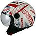 Casco Moto E Scooter 801 One Demi-jet Taglia L 59 Cm Inghilterra - Foto miniatura 2