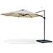 Ombrellone A Braccio Laterale 300 Cm Inclinabile Struttura In Alluminio Prestige Beige - Foto miniatura 2