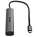 43384 hub di interfaccia USB tipo-C 10000 Mbit /s Grigio - Foto miniatura 3