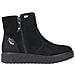 Black Casual Closed Ladies Mid Height Boots Stivaletti Pelle Scamosciata /nabuk Scarpe Donna Nero Eu 37, Y0050-00 - Foto miniatura 3