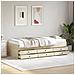 Divano Letto Con Cassetti Senza Materasso 90x200 Cm - Foto miniatura 1