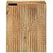 Mobile Pensile Da Bagno Marrone 38x33,5x48 Cm Legno Di Mango - Foto miniatura 2