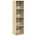 Libreria Rovere Sonoma 40x30x152 Cm In Legno Multistrato - Foto miniatura 2