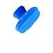 Spazzola Portatile In Silicone Per La Pulizia Del Viso Per Il Trucco Blue - Foto miniatura 4