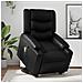 Poltrona Alzapersona Reclinabile Massaggio Nero Similpelle - Foto miniatura 2
