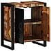 Armadio da bagno Multicolore 55x35x60 cm Legno massello di recupero - Foto miniatura 3