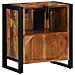 Armadio da bagno Multicolore 55x35x60 cm Legno massello di recupero - Foto miniatura 6