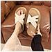 Ciabatte Donna Con Suola Spessa In Pvc Bianco, Comode E Alla Moda, Compatibili Con Stili Estivi Casual - Foto miniatura 2