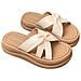 Ciabatte Donna Con Suola Spessa In Pvc Bianco, Comode E Alla Moda, Compatibili Con Stili Estivi Casual - Foto miniatura 1