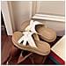 Ciabatte Donna Con Suola Spessa In Pvc Bianco, Comode E Alla Moda, Compatibili Con Stili Estivi Casual - Foto miniatura 6
