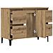 Mobile Lavabo Rovere Artigianale 80x33x60 cm Legno Multistrato - Foto miniatura 5